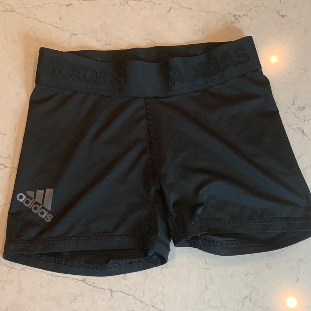 Adidas Alphaskin Climalite Black Spandex Shorts
